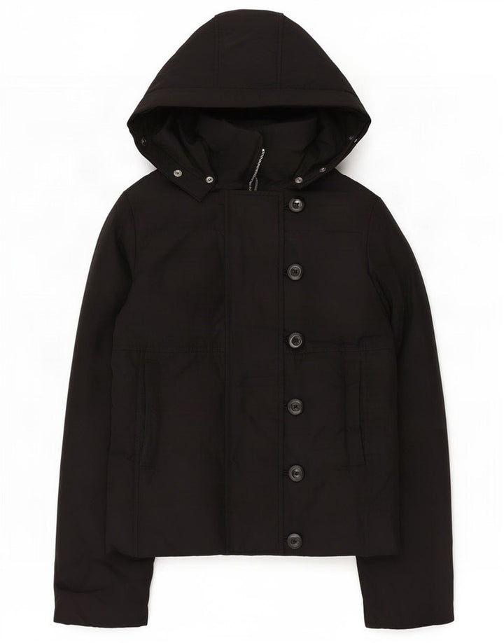 Gap Veste coupe-vent à capuche pour femme UK 6 XS Noir Polyester