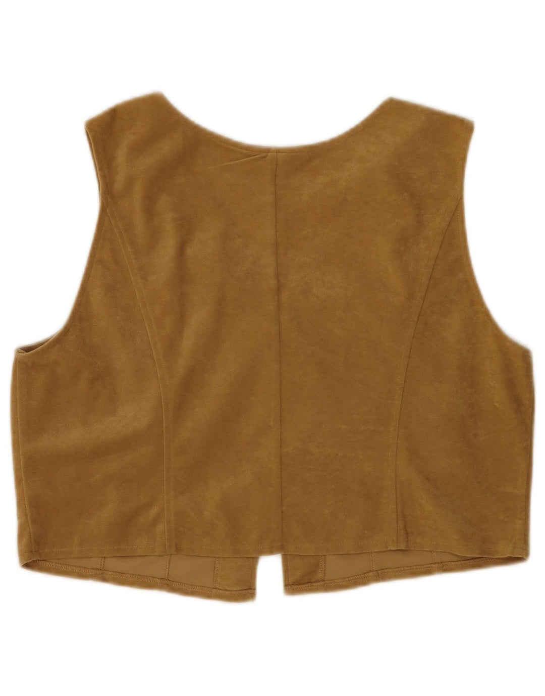 WOODPECKER Gilet en velours pour femme UK 16 Large Beige Polyester