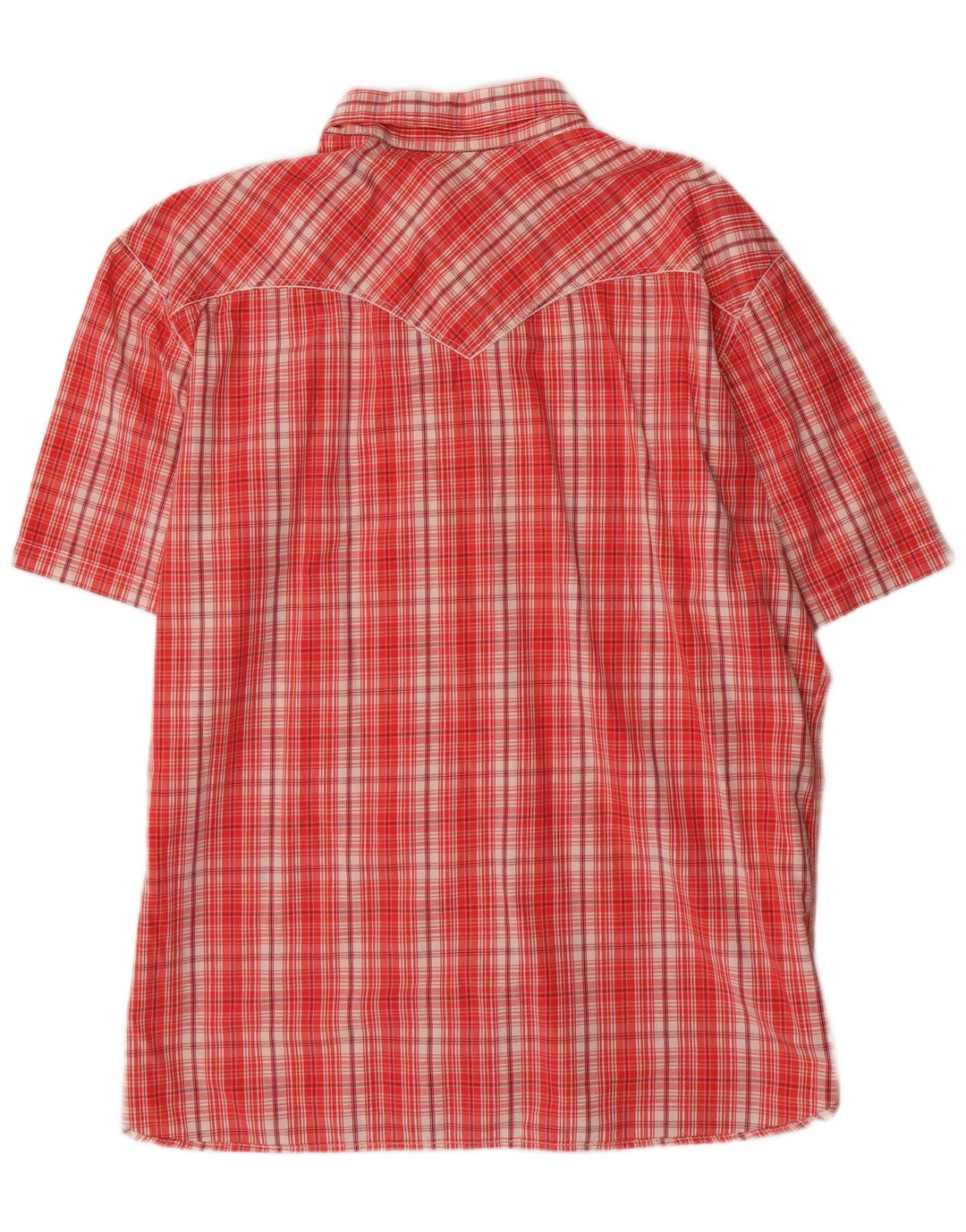 Levi's Chemise à Manches Courtes Denizen Homme 2XL Rouge à Carreaux Coton