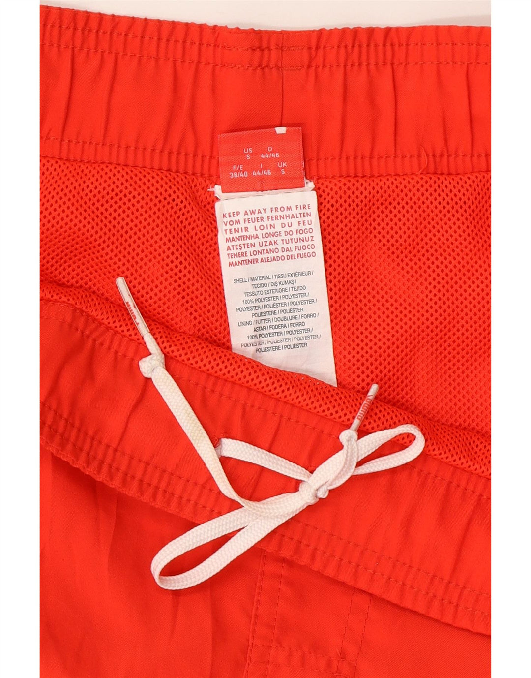 Puma Short de bain homme petit rouge polyester