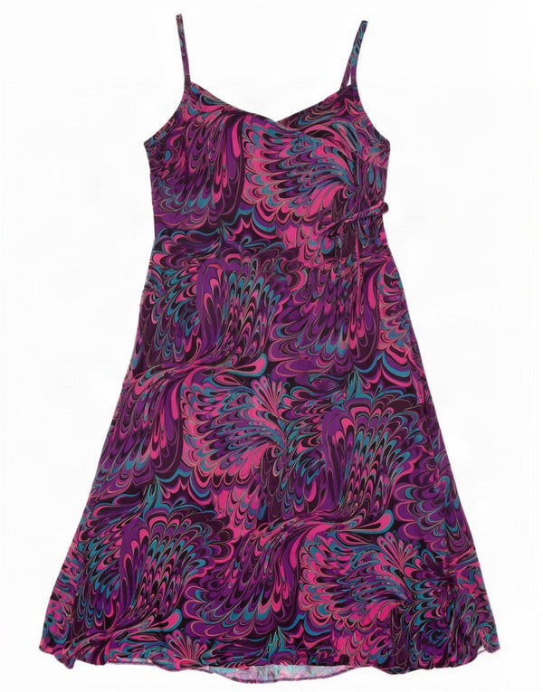 Joanna Hope Robe à motif abstrait pour femme UK 16 Large Multicolore