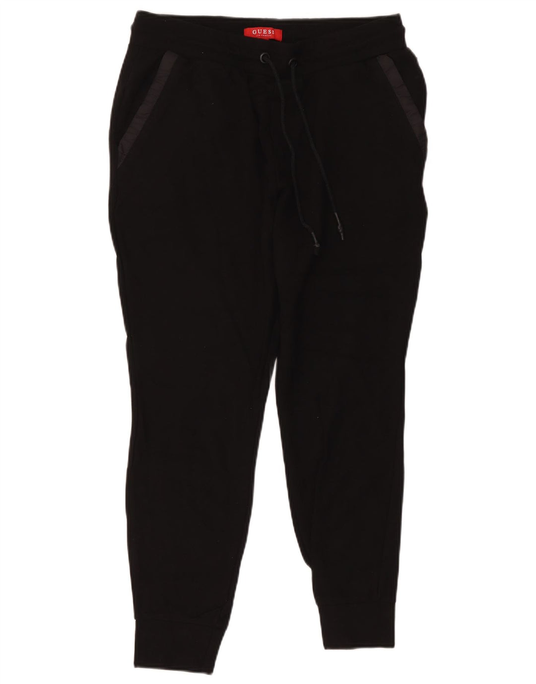 Guess Pantalon de Survêtement Homme Joggers Small Noir Viscose