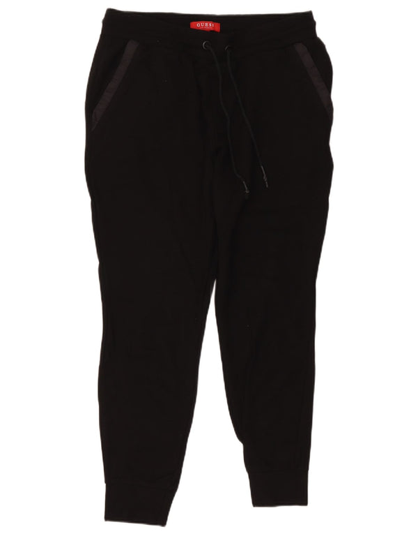 Guess Pantalon de Survêtement Homme Joggers Small Noir Viscose