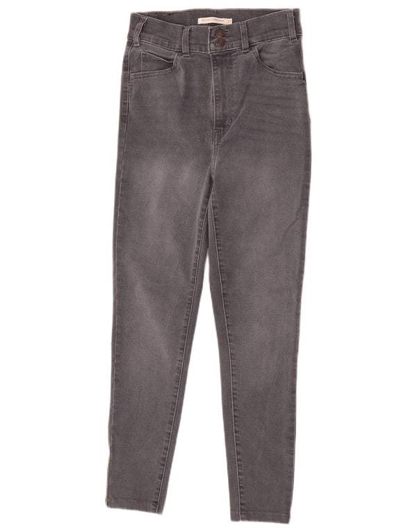 Levi's Jean Mile High Super Skinny W27 L28 Femme Gris Coton