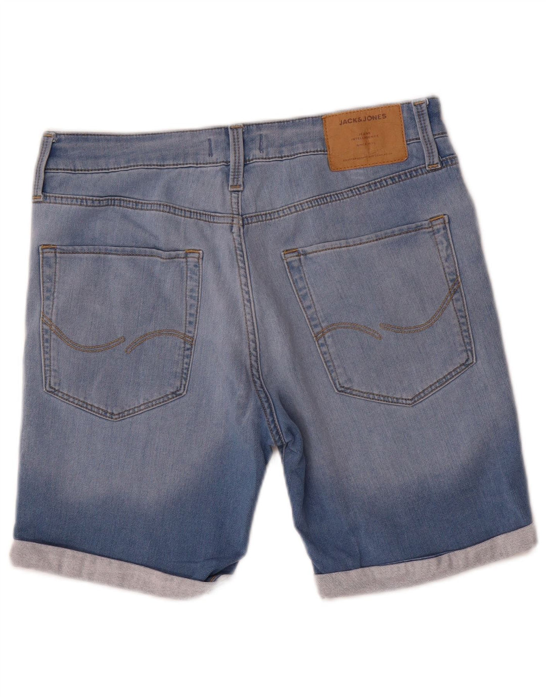 Jack & Jones Short En Jean Déchiré Moyen W32 Homme Bleu Coton