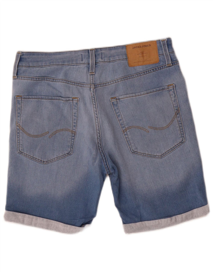 Jack & Jones Short En Jean Déchiré Moyen W32 Homme Bleu Coton