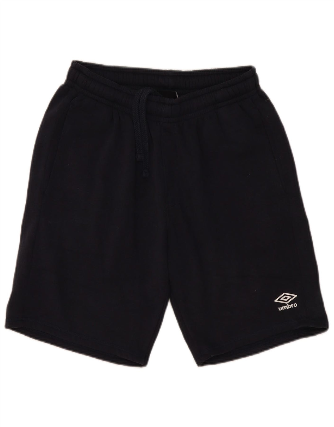 Umbro Short de Sport Homme Bleu Marine Moyen Coton