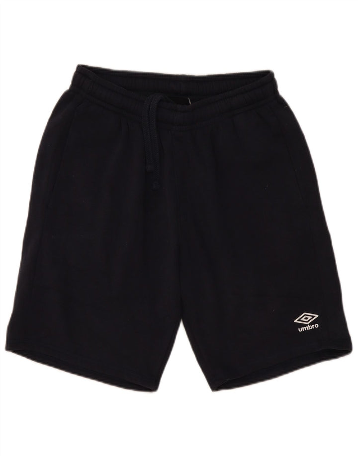 Umbro Short de Sport Homme Bleu Marine Moyen Coton