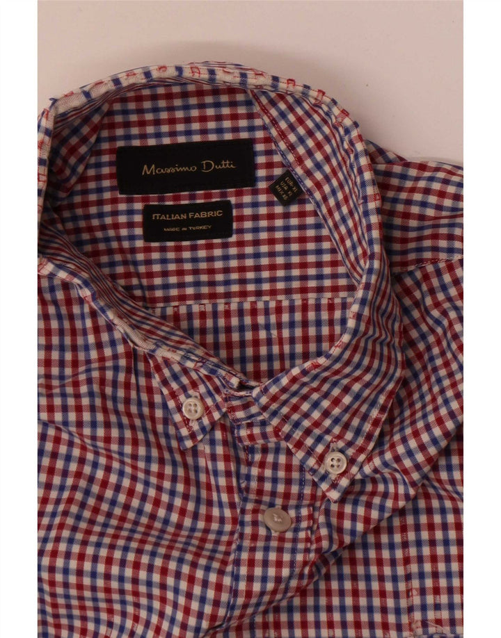 Massimo Dutti Chemise Homme XL Vichy Multicolore