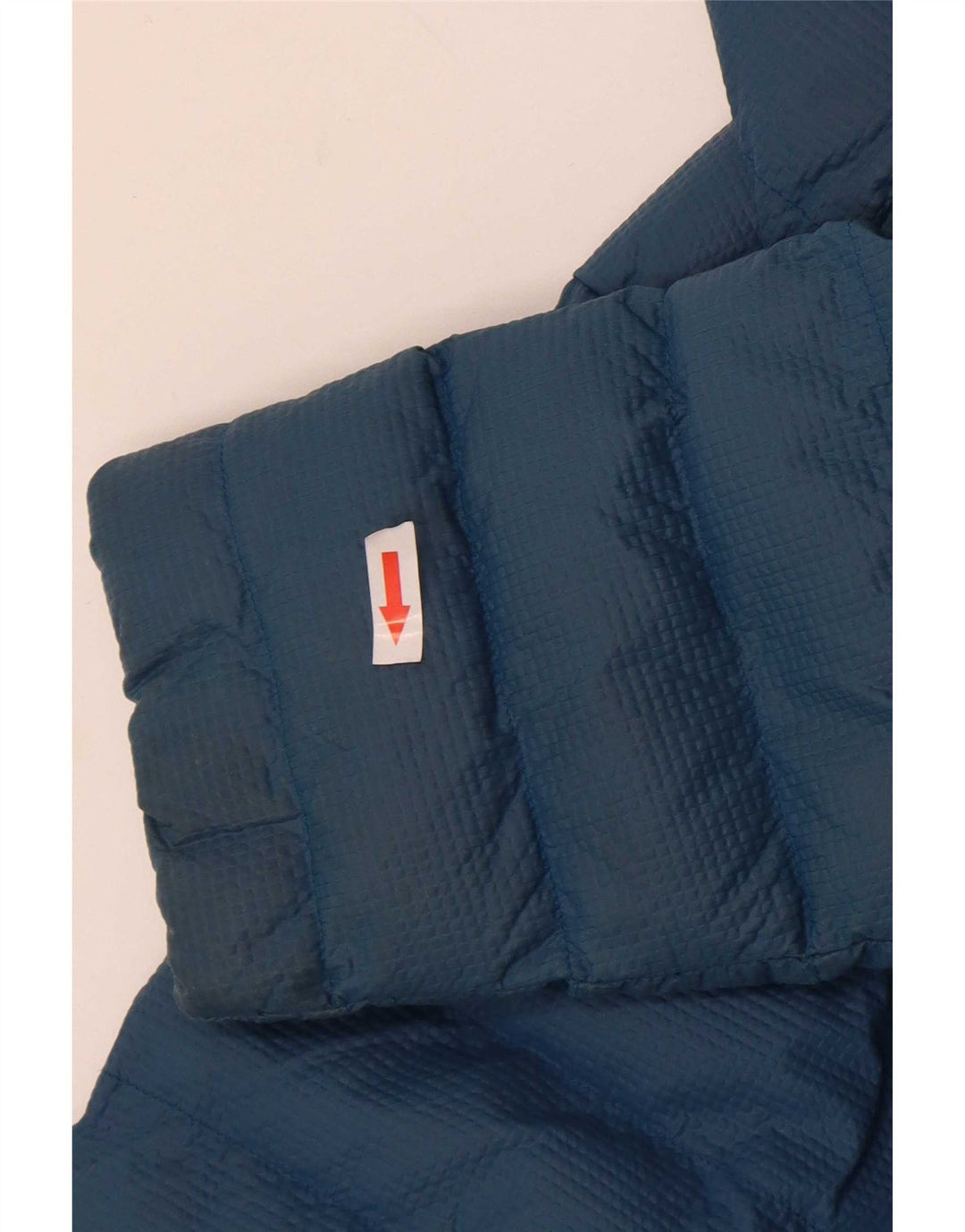 Adidas Veste rembourrée à capuche pour femme UK 10 Petit nylon bleu marine