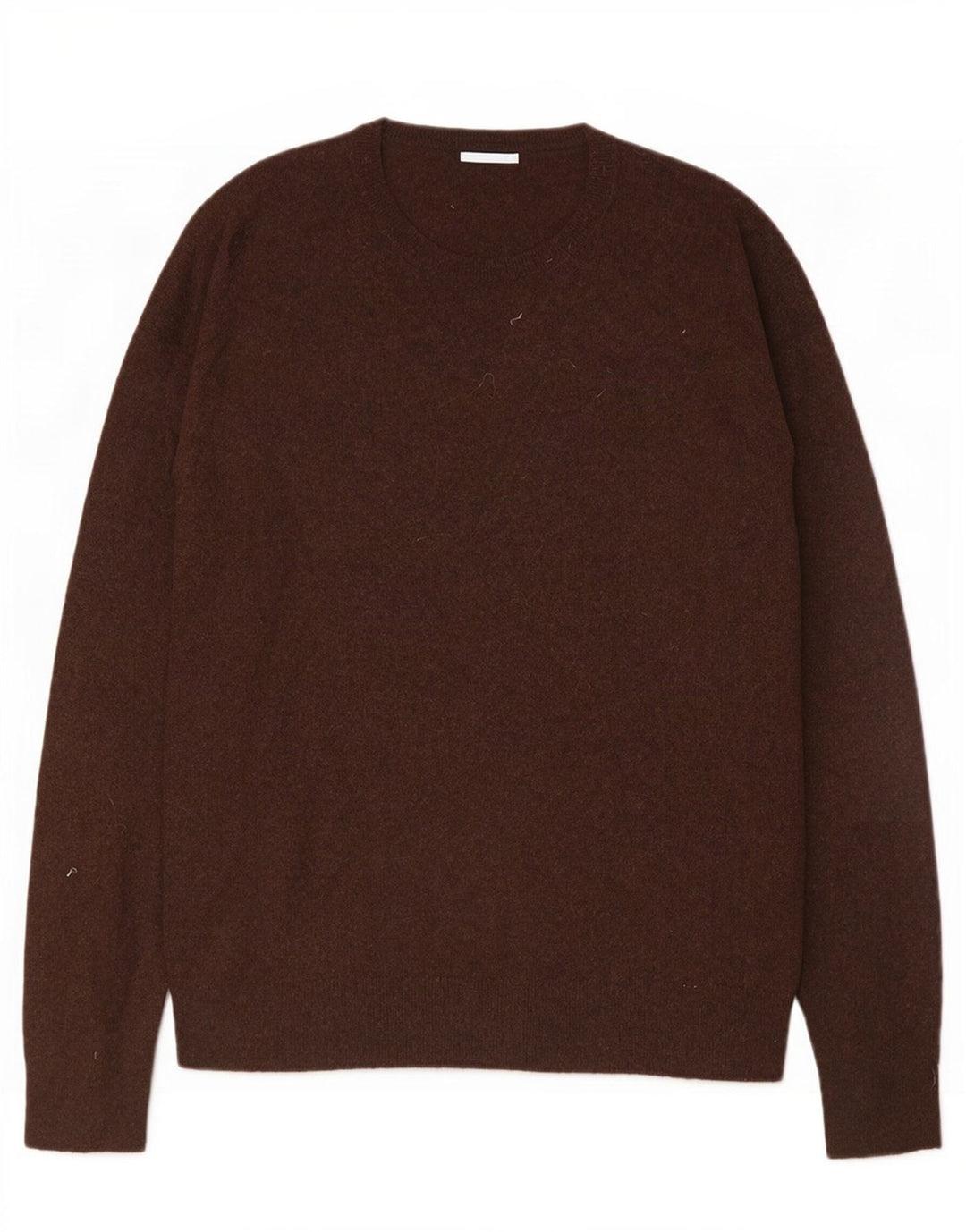 Zara Pull ras du cou pour homme XL Marron Viscose