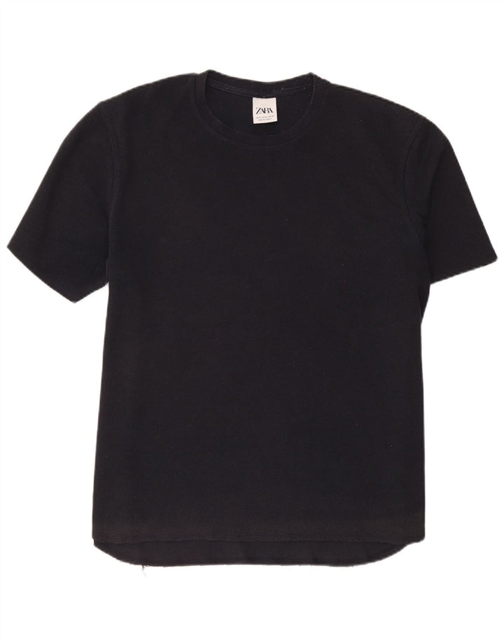 Zara T-Shirt Homme Top XL Bleu Marine