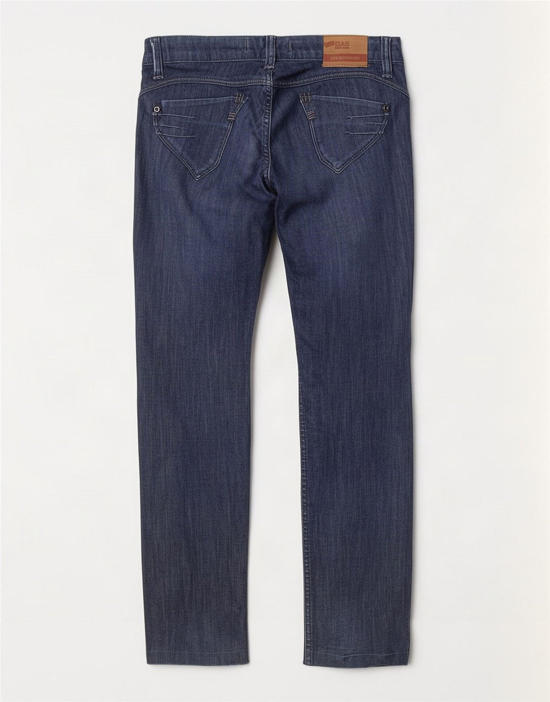 Gas Jean Slim Femme W27 L33 Bleu Marine Coton