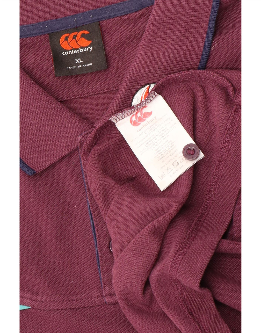 CANTERBURY Polo IRFU Homme XL Violet Polyester