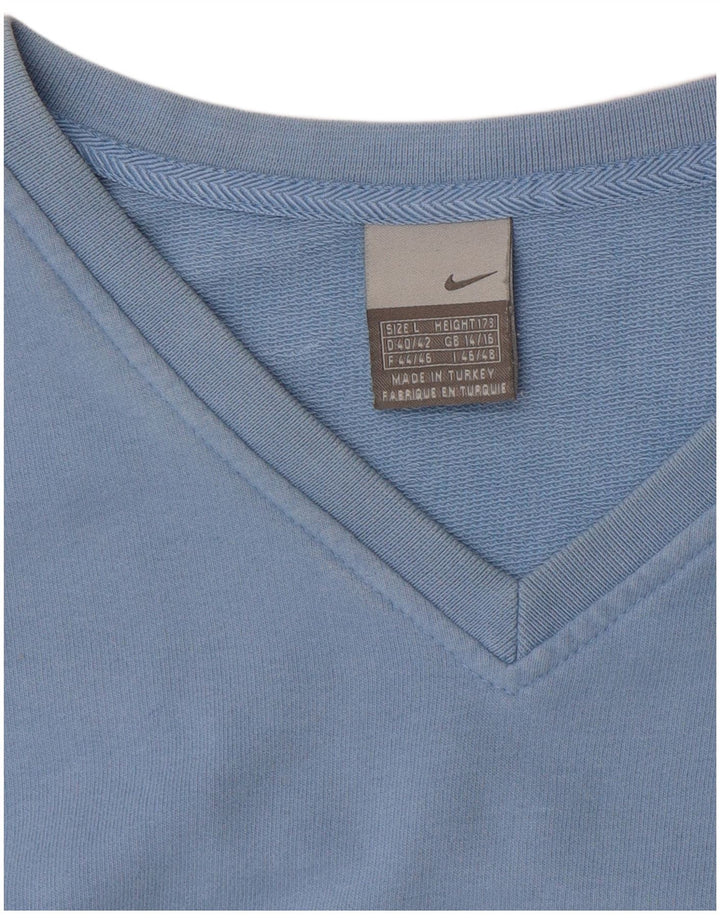 Nike Sweat-shirt pour femme UK 14/16 Grand Bleu