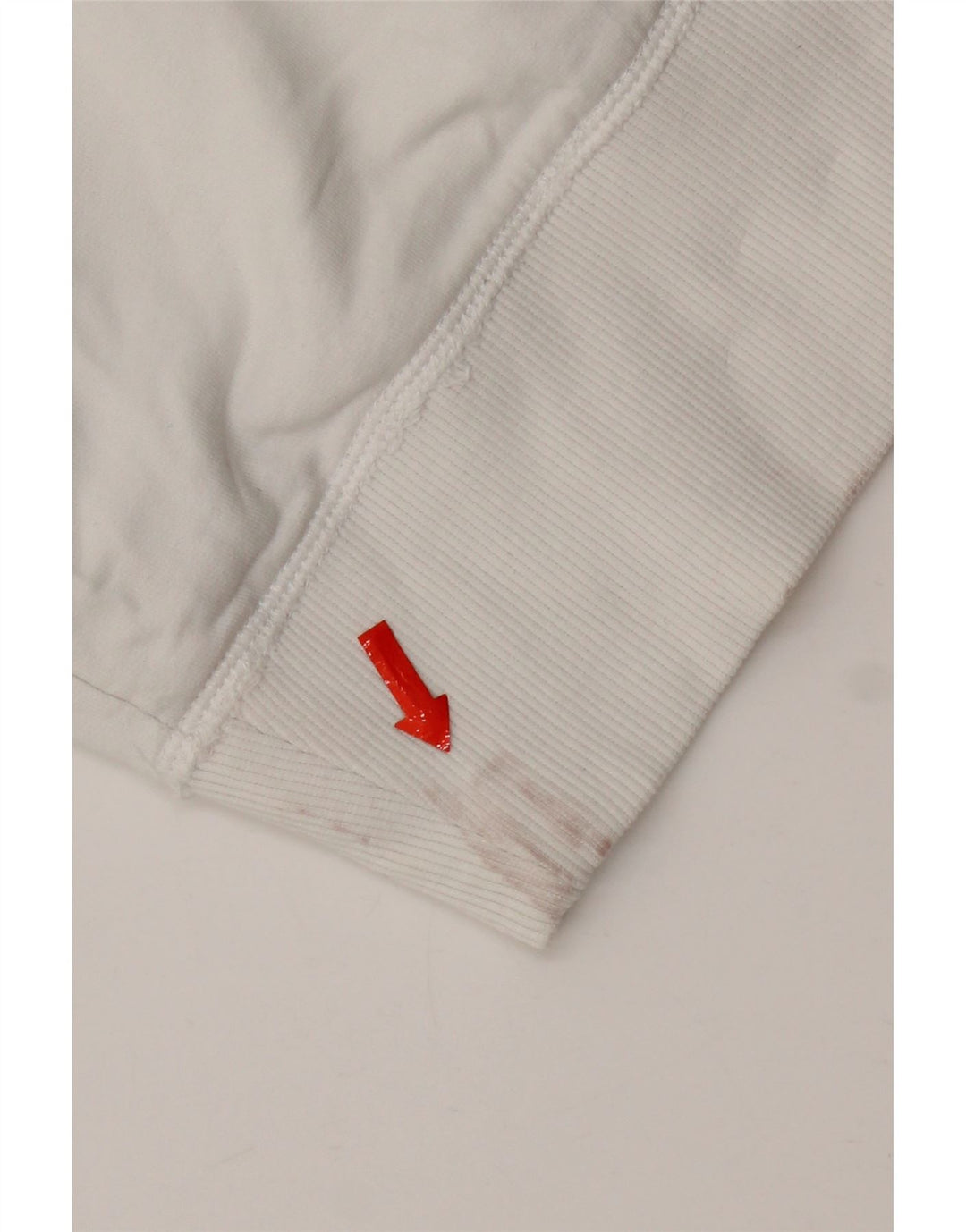 Benetton Mini-jupe Femme UK 12 Medium Blanc