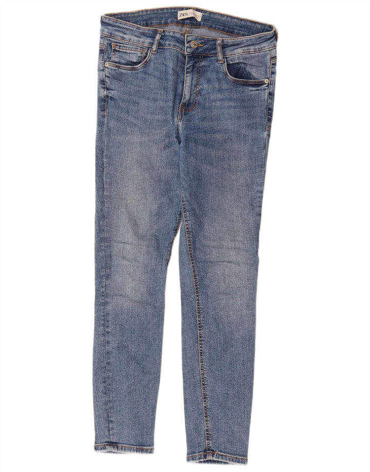 Zara Jean skinny pour femme EU 40 Medium W30 L27 Bleu