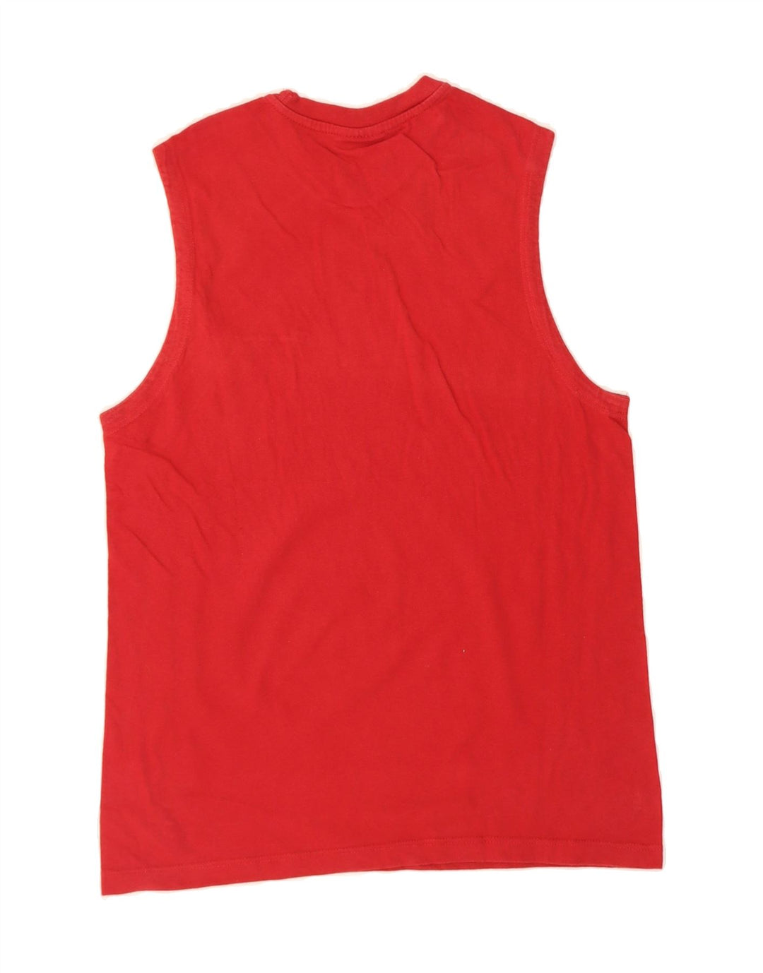 CHAMPION Womens Vest Top UK 14 Large Red Cotton Vintage Champion and Second-Hand Champion from Messina Hembry 