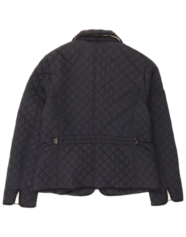 Hobbs Veste matelassée pour femme UK 12 Medium Bleu Marine Polyamide