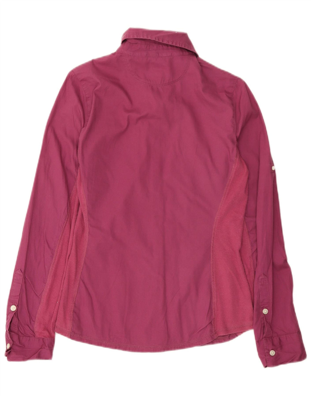 CONVERSE Chemise One Star pour femme UK 10 Petit coton color block rose