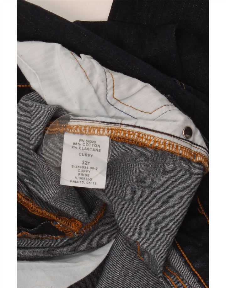 GAP Jean évasé courbé pour femme W32 L33 Bleu marine en coton