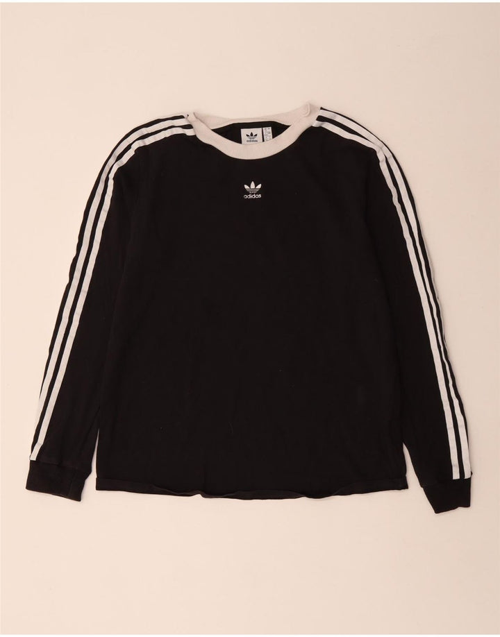 Adidas Haut à manches longues pour femme UK 16 Large Noir