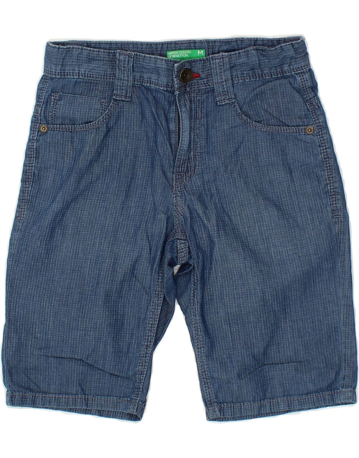 BENETTON Boys Casual Shorts 7-8 Years Medium W24 Blue Cotton Vintage Benetton and Second-Hand Benetton from Messina Hembry 