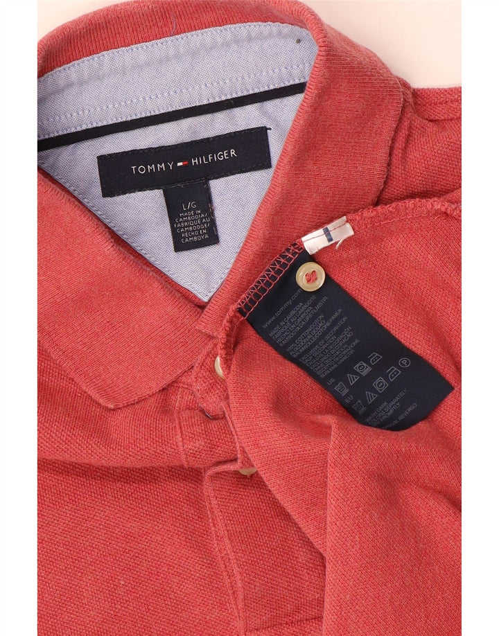 Tommy Hilfiger Polo Homme Grand Rouge Coton