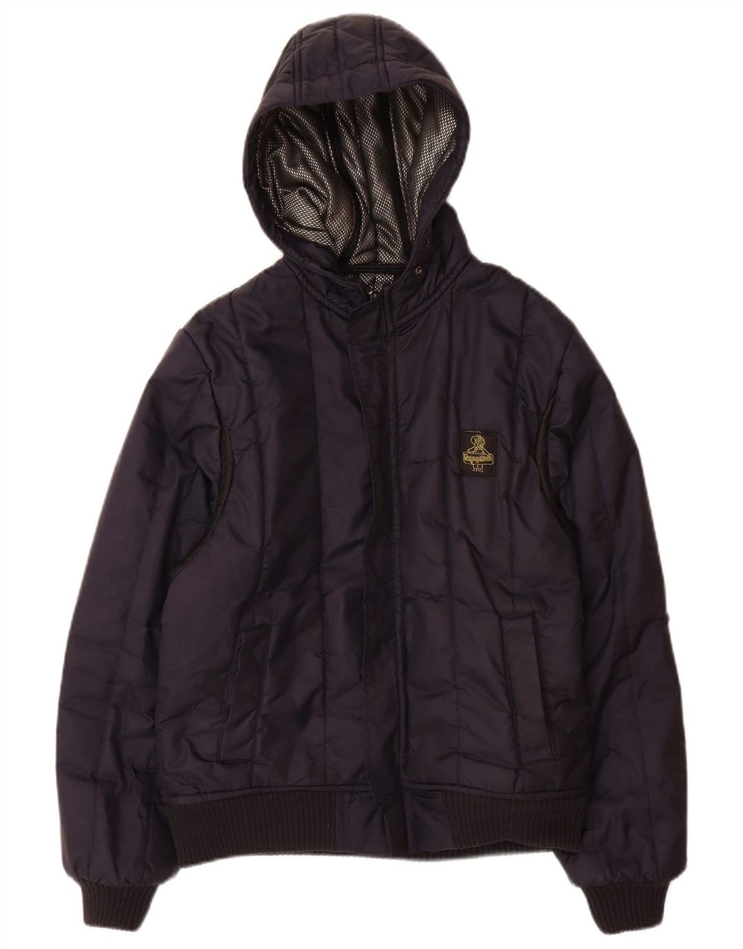 Refrigiwear Veste matelassée à capuche pour garçon 13-14 ans Large Bleu Marine Polyamide