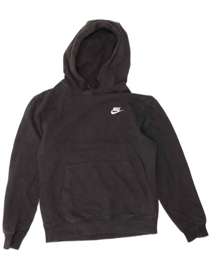 NIKE Pull à capuche pour homme Petit coton noir