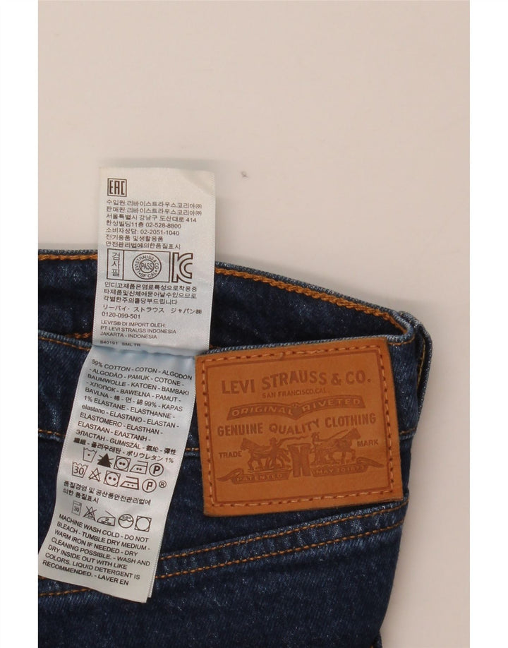 LEVI'S Jean droit Ribcage Femme W30 L29 Bleu Coton
