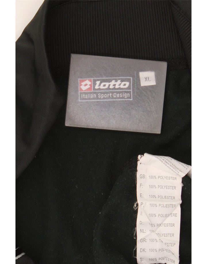 Lotto Veste de Survêtement Homme XL Noir Polyester