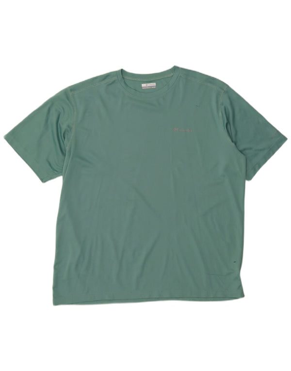 COLUMBIA T-Shirt Omni-Wick Homme Vert XL Polyester