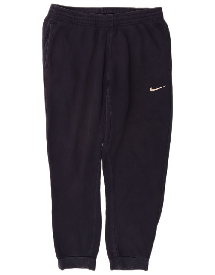 Nike Pantalon de survêtement pour homme en coton bleu marine moyen