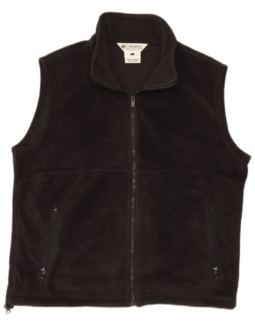 COLUMBIA Gilet Polaire Femme UK 16 Large Noir Polyester