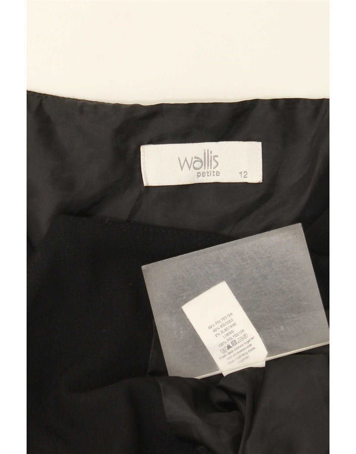 Wallis Womens Petite Gilet UK 12 Moyen Noir Polyester
