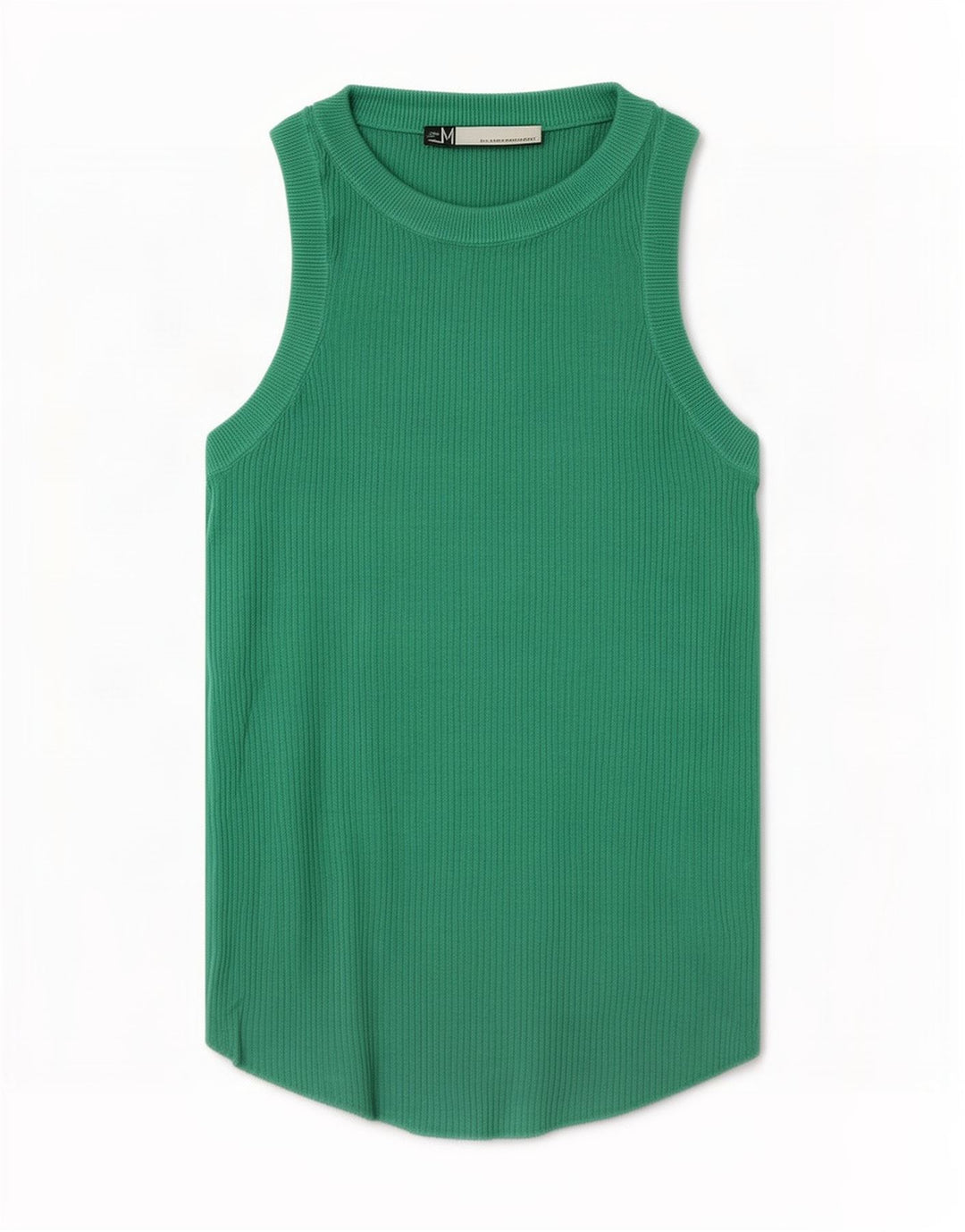 Zara Débardeur Femme UK 12 Viscose Vert Moyen