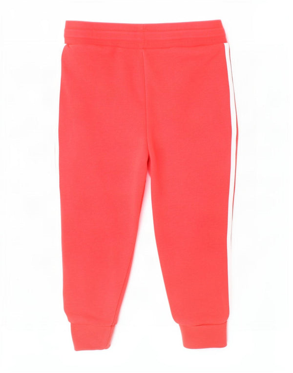 Adidas Pantalon de Survêtement Fille Joggers 2-3 ans Rouge Coton