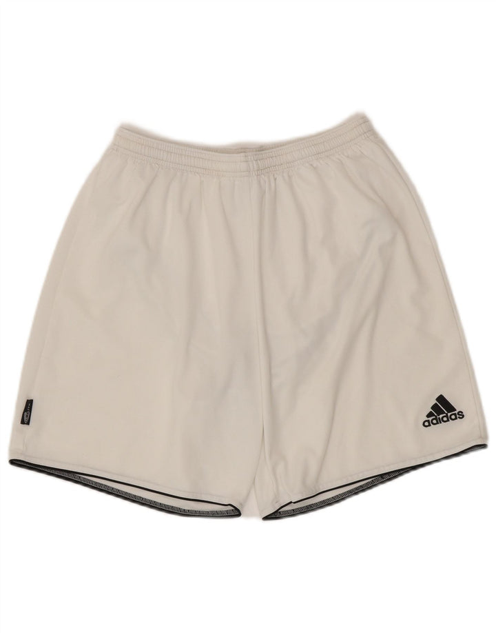 Adidas Garçons Climalite Sport Shorts 11-12 ans Grand Blanc Polyester