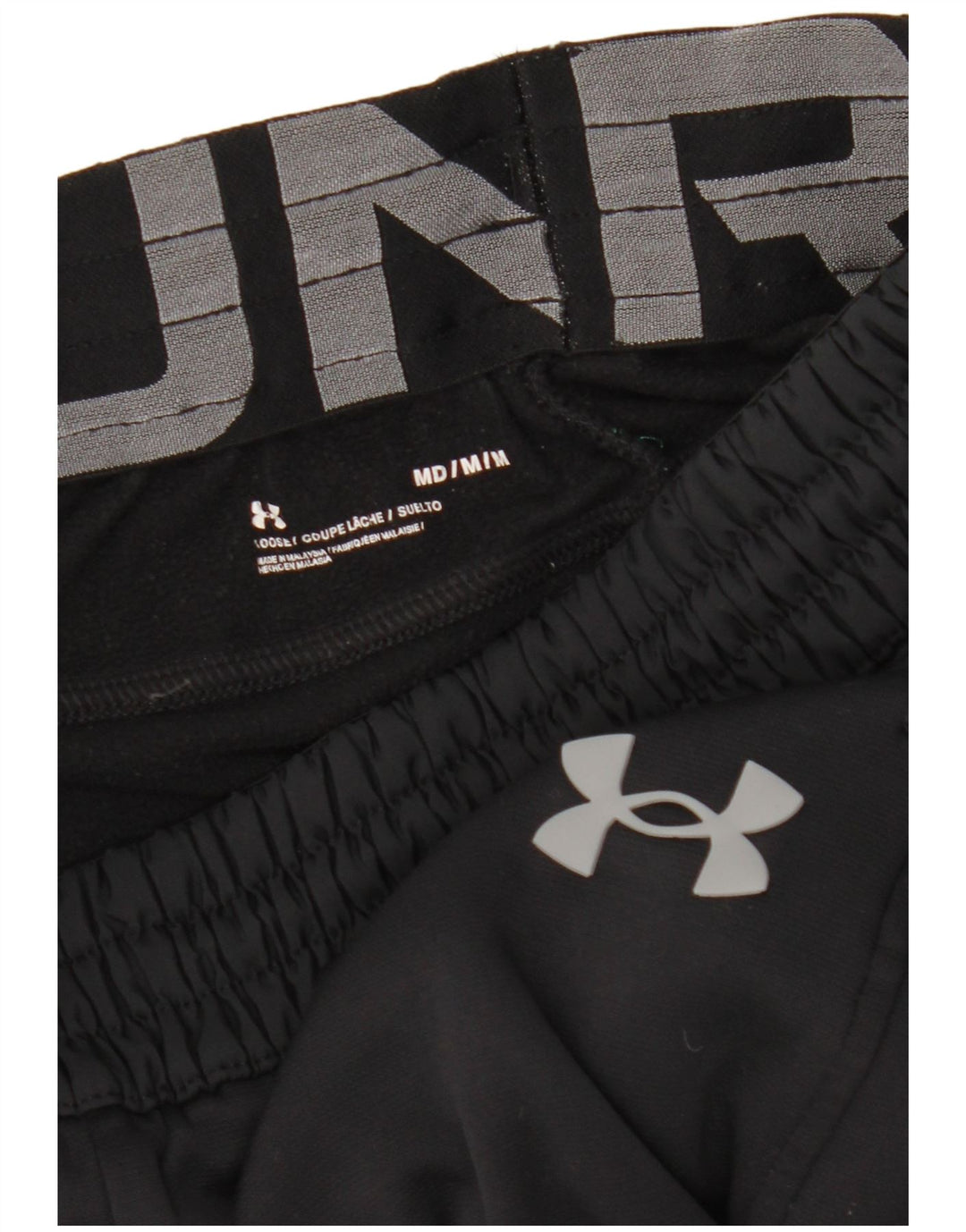 Under Armour Pantalon de Survêtement Graphique Joggers Homme Noir Moyen Polyester