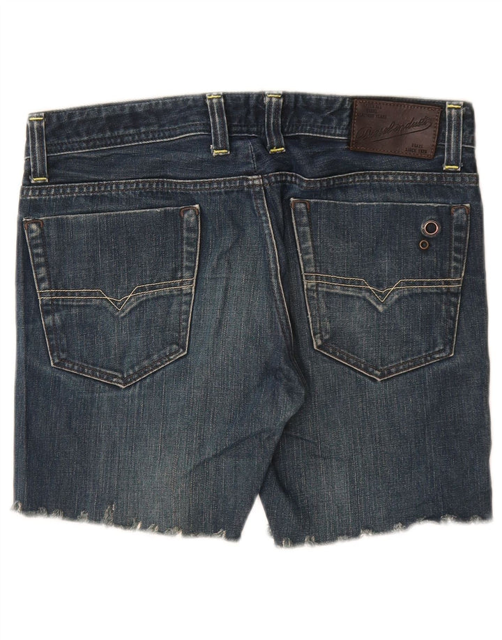 DIESEL Short en jean vieilli Viker pour femme W30 en coton bleu moyen