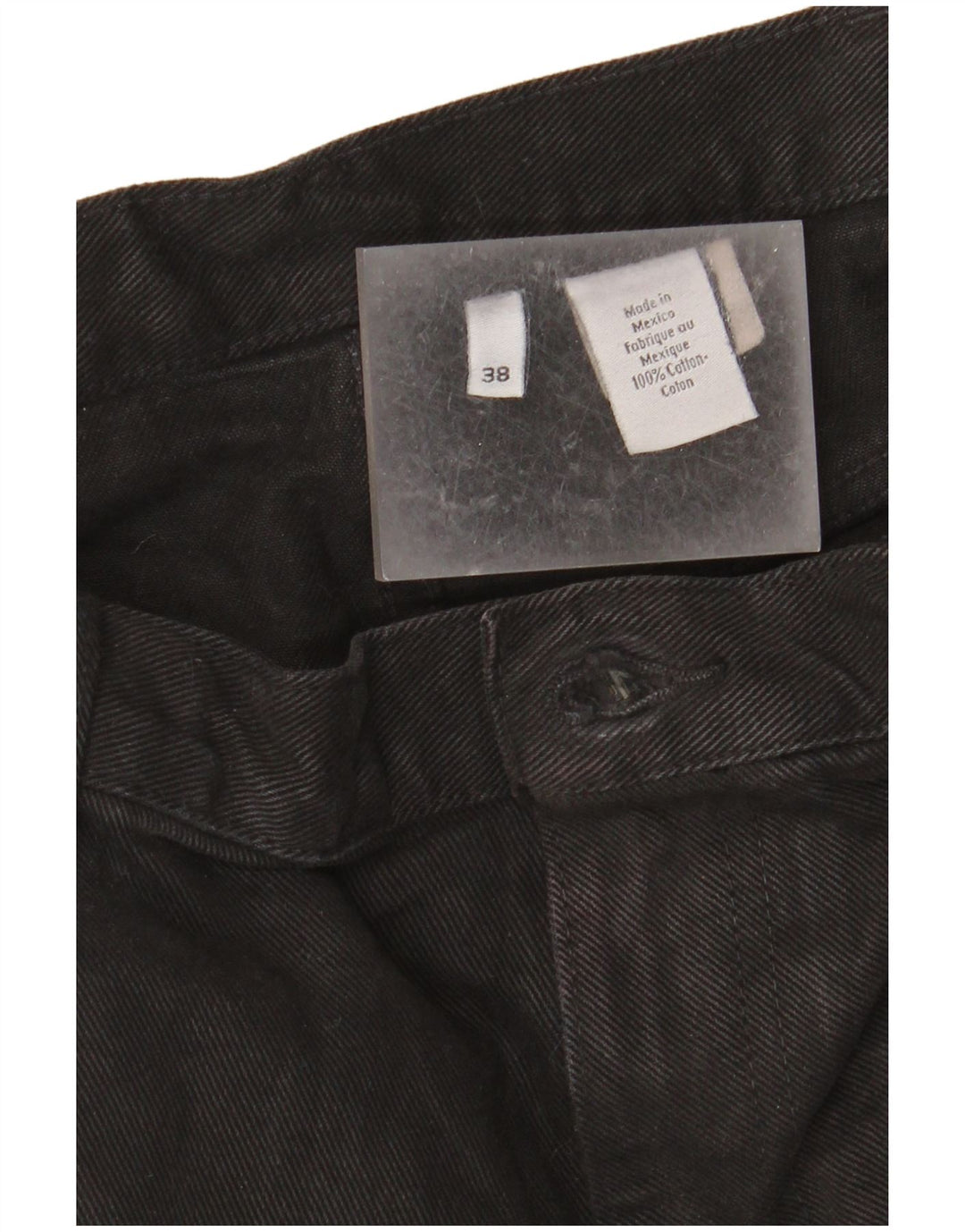 Calvin Klein Jean droit homme W38 L34 coton noir