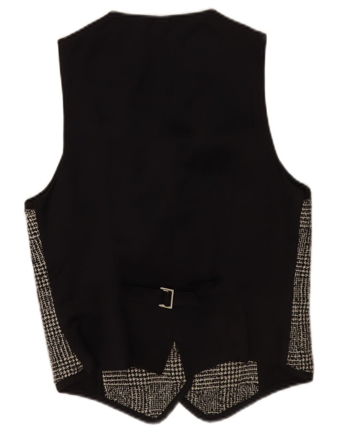 Anne Fontaine Gilet Femme EU 40 Laine Pied-de-Poule Gris Moyen