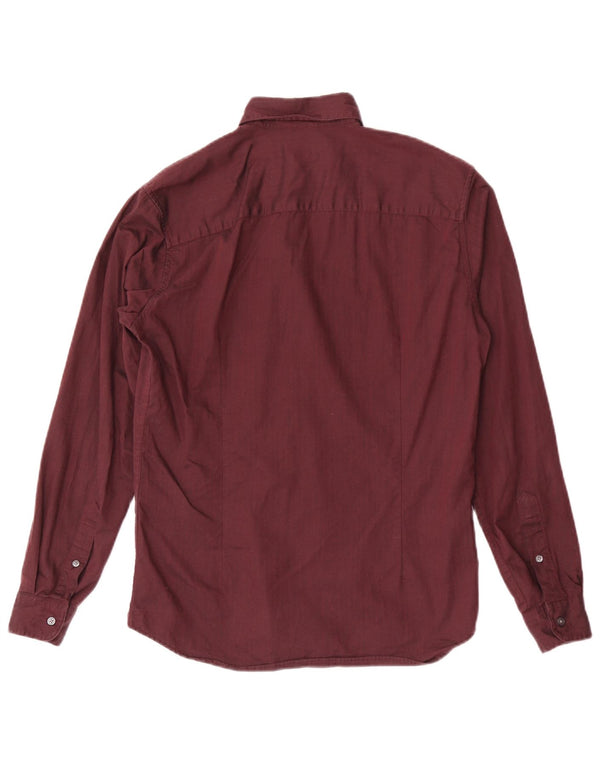 Jack & Jones Chemise Slim Fit XS Homme Bordeaux Coton