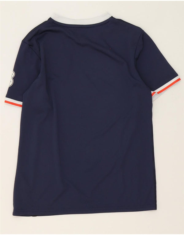 New Balance T-Shirt Graphique Garçon 11-12 ans Bleu Marine Rayé