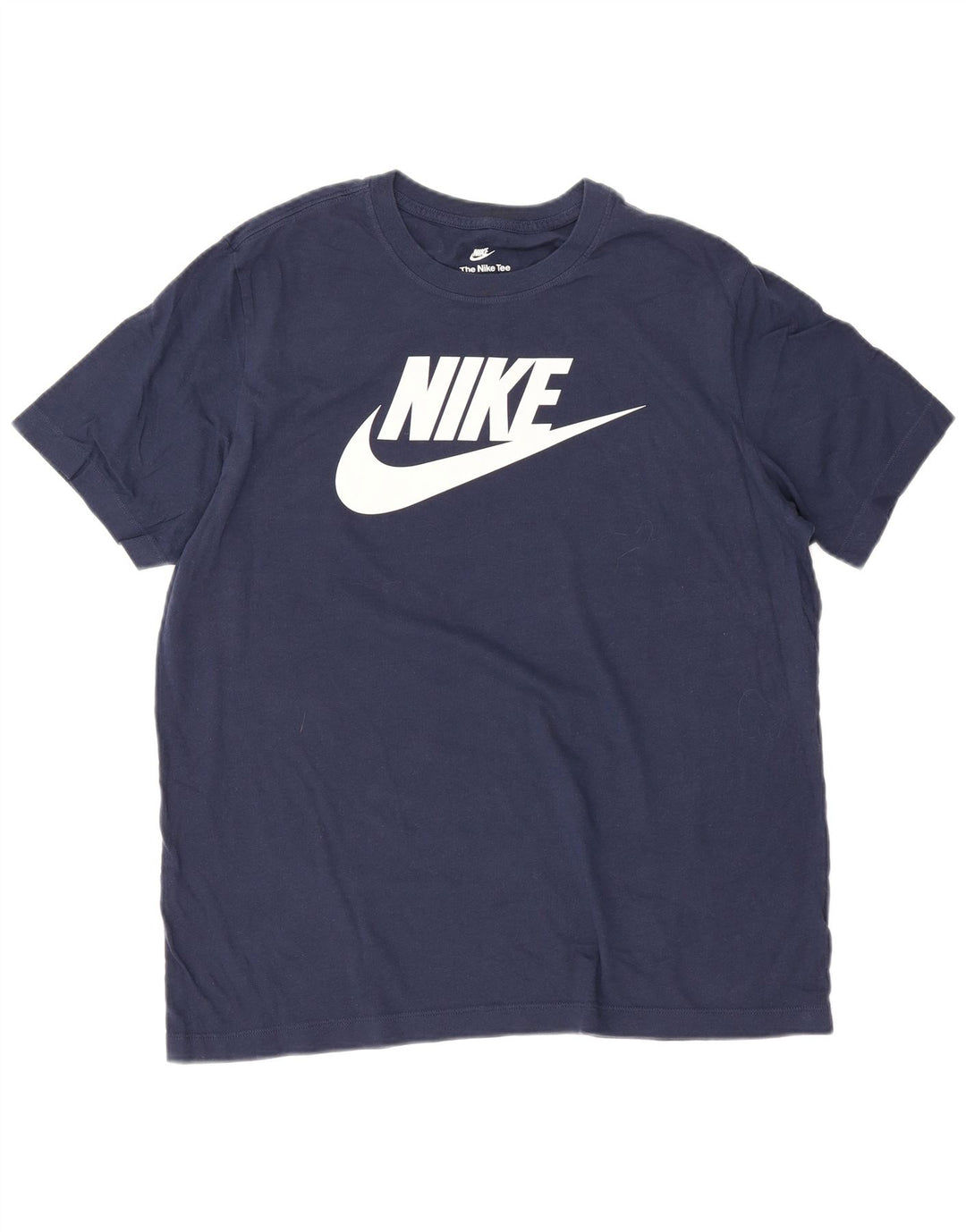 Nike T-shirt graphique pour homme en coton bleu marine Taille L