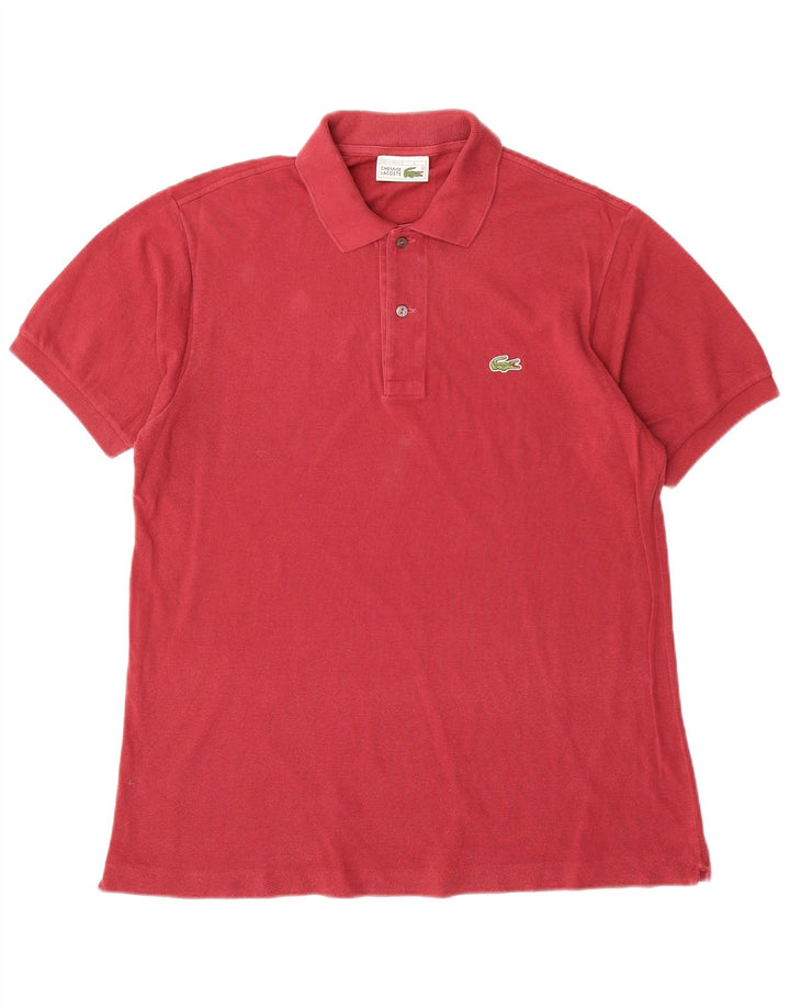 LACOSTE Polo Homme Taille 4 Coton Rouge Moyen