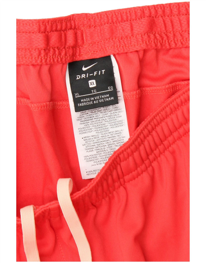 Nike Pantalon de survêtement Dri Fit pour homme XL Rose Polyester