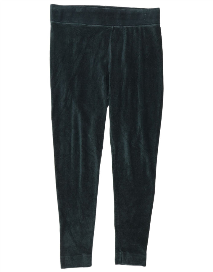 Marks & Spencer Leggings en velours pour femme UK 16 Large Vert