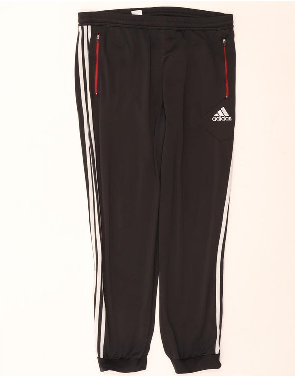 Adidas Pantalon de survêtement pour homme Joggers UK 44/46 Large Noir Polyester